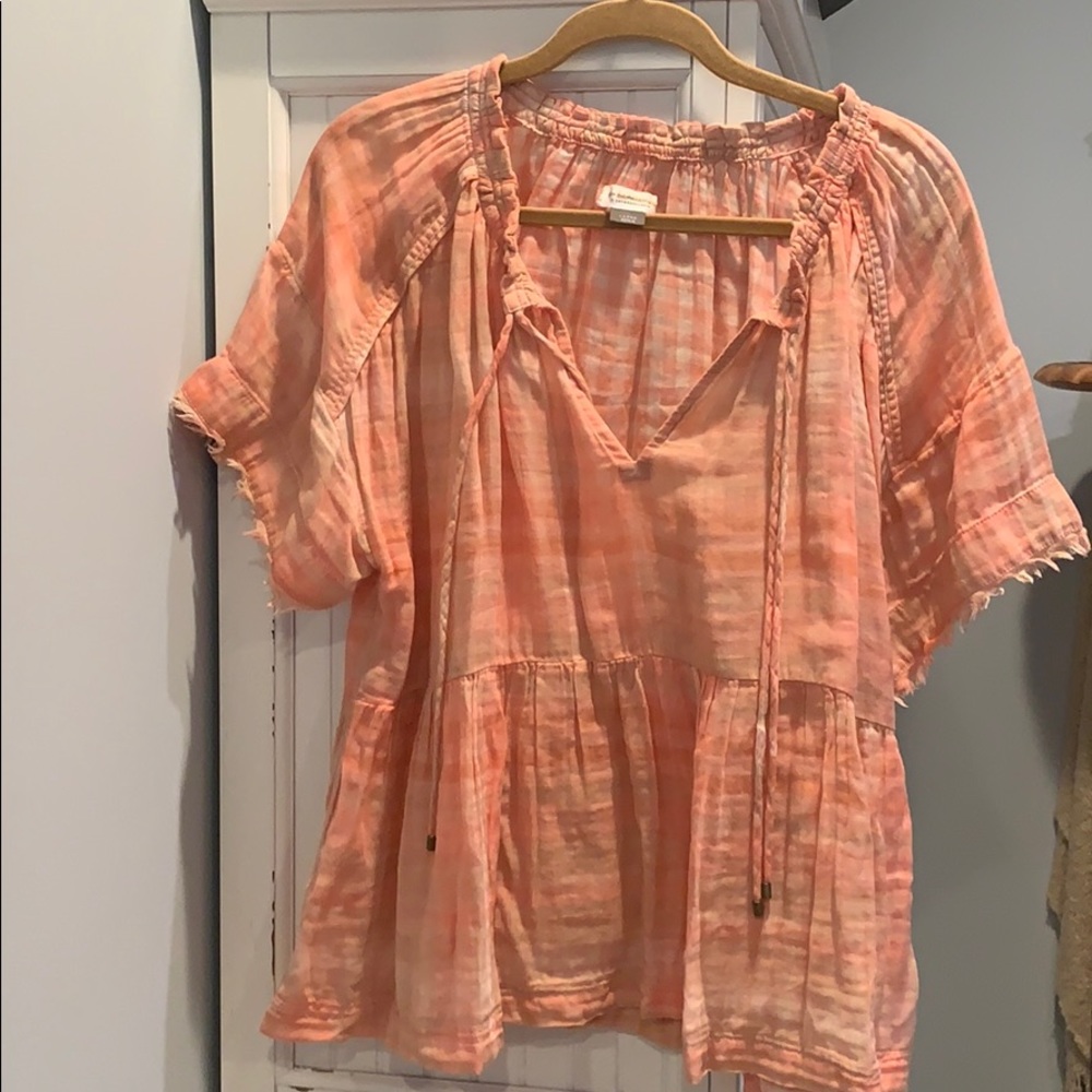 Anthropologie Bette Babydoll Blouse